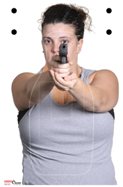 Handgun Threat 19 - Card Stock